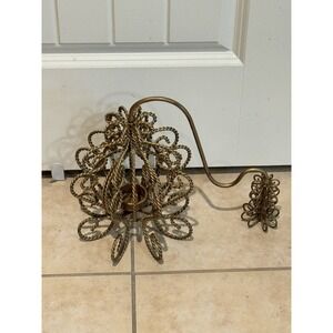 Cirque du Soleil Alegria Cage Lantern Brushed Metal Tealight Candle Holder Rare